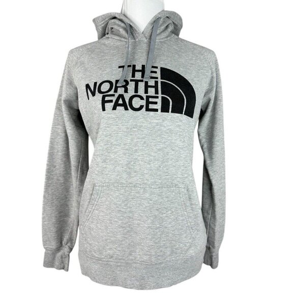The North Face Women's Gray Hooded Activewear Long Sleeve Sweatshirt Small/C37 - Picture 1 of 13